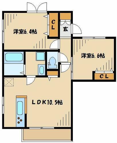 神奈川県川崎市宮前区宮崎５丁目 宮崎台駅 2LDK アパート 賃貸物件詳細