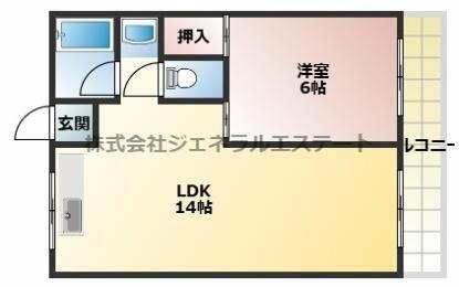 大阪府寝屋川市仁和寺本町５丁目 南摂津駅 1LDK マンション 賃貸物件詳細