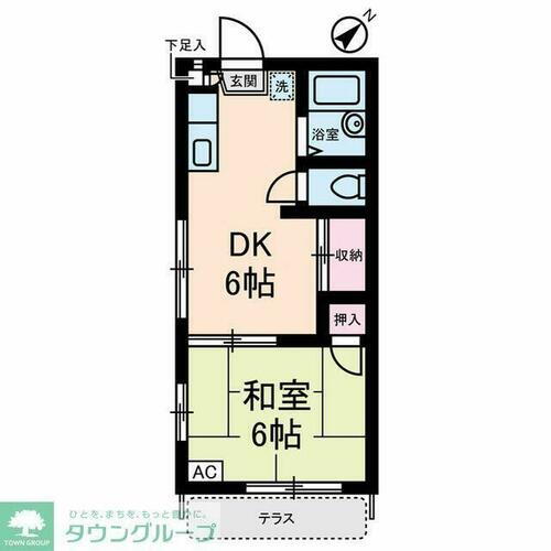 埼玉県富士見市鶴瀬西２丁目 鶴瀬駅 1DK アパート 賃貸物件詳細