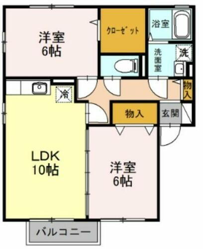 埼玉県東松山市沢口町 東松山駅 2LDK アパート 賃貸物件詳細