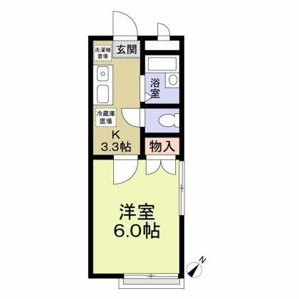 稲荷屋 1階 1K 賃貸物件詳細