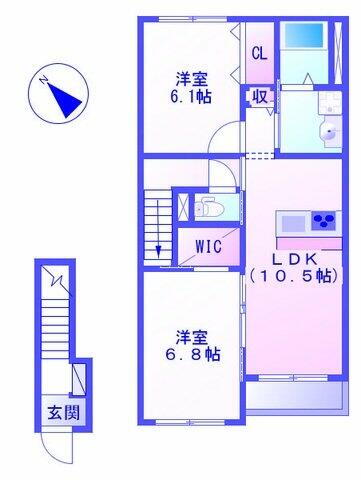 神奈川県大和市上和田 高座渋谷駅 2LDK アパート 賃貸物件詳細