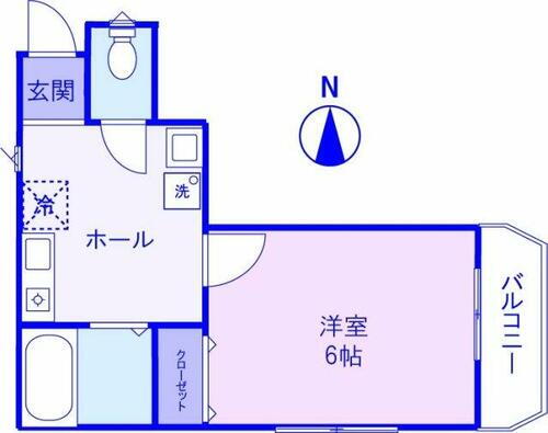 神奈川県横浜市神奈川区白幡東町 子安駅 1K アパート 賃貸物件詳細