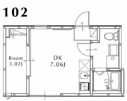 東京都荒川区東尾久２丁目 町屋駅 1DK 一戸建て 賃貸物件詳細