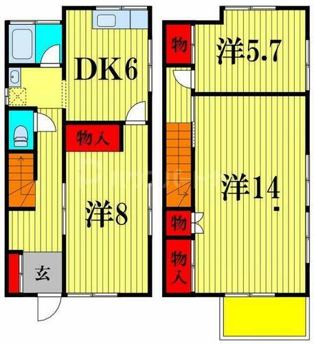 千葉県市川市大町 松飛台駅 3DK 一戸建て 賃貸物件詳細