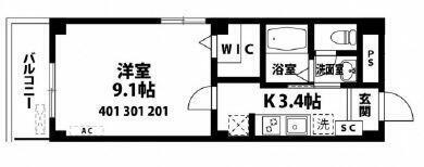 神奈川県横浜市南区永楽町２丁目 伊勢佐木長者町駅 1K マンション 賃貸物件詳細