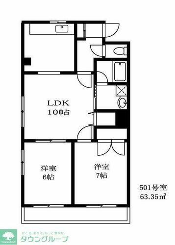 東京都品川区小山３丁目 武蔵小山駅 2LDK マンション 賃貸物件詳細
