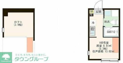 東京都中野区若宮１丁目 都立家政駅 ワンルーム アパート 賃貸物件詳細