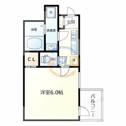 アドバンス上町台グレイス 7階 1K 賃貸物件詳細