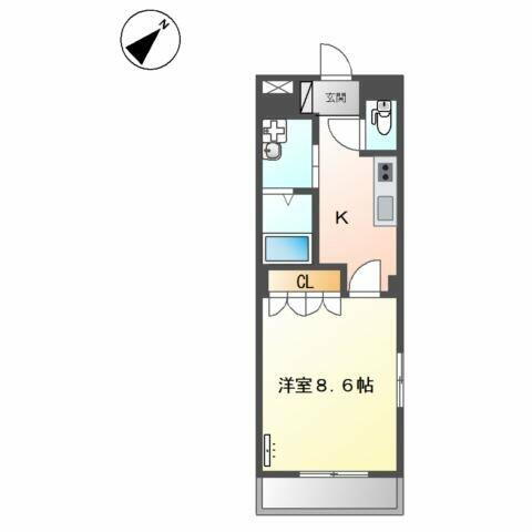 愛知県岡崎市宮地町字馬場 賃貸アパート