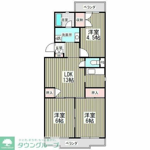千葉県柏市大津ケ丘２丁目 柏駅 3DK マンション 賃貸物件詳細