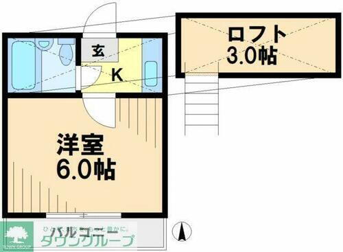埼玉県坂戸市芦山町 北坂戸駅 1K アパート 賃貸物件詳細