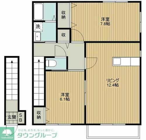 埼玉県川越市大字今泉 南古谷駅 2LDK アパート 賃貸物件詳細