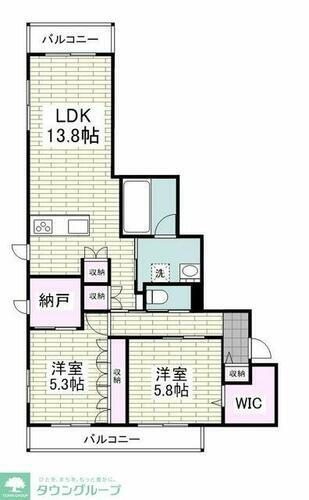 神奈川県川崎市中原区木月４丁目 元住吉駅 2SLDK マンション 賃貸物件詳細