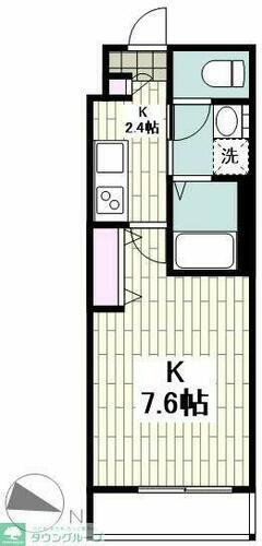 ＣＡＳＡ　ＢＩＡＮＣＡ 2階 1K 賃貸物件詳細