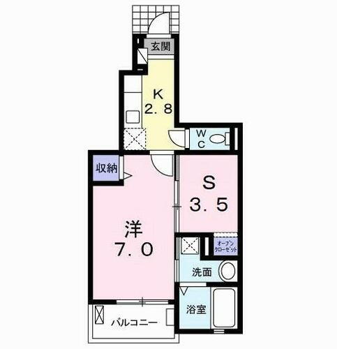 福岡県北九州市小倉南区北方２丁目 北方駅 1SK アパート 賃貸物件詳細