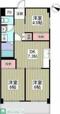 千葉県松戸市二十世紀が丘丸山町 北国分駅 3DK マンション 賃貸物件詳細