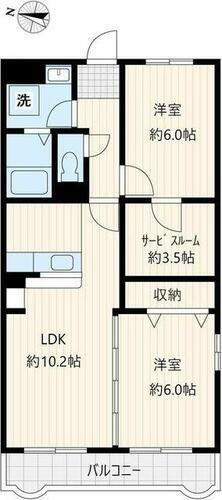 埼玉県春日部市備後東３丁目 武里駅 2SLDK マンション 賃貸物件詳細