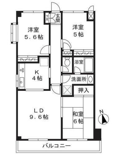 神奈川県川崎市高津区末長１丁目 梶が谷駅 3LDK マンション 賃貸物件詳細
