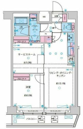 東京都墨田区墨田２丁目 鐘ヶ淵駅 1SLDK マンション 賃貸物件詳細