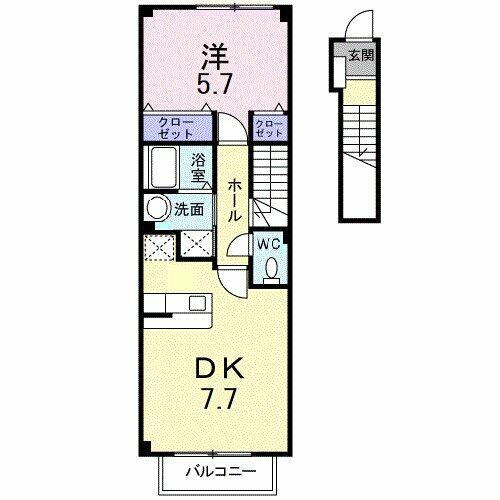 佐賀県鳥栖市あさひ新町 肥前旭駅 1DK アパート 賃貸物件詳細