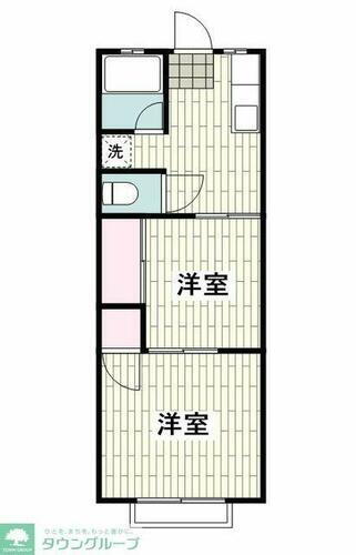 神奈川県横浜市旭区川井本町 三ツ境駅 2K アパート 賃貸物件詳細