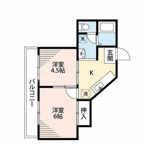 千葉県市川市市川２丁目 市川駅 2K マンション 賃貸物件詳細