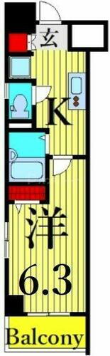 東京都台東区日本堤１丁目 南千住駅 1K マンション 賃貸物件詳細