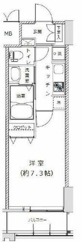東京都江東区亀戸７丁目 亀戸駅 1K マンション 賃貸物件詳細