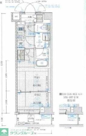 神奈川県川崎市宮前区土橋２丁目 鷺沼駅 1K マンション 賃貸物件詳細