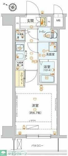 東京都大田区池上３丁目 池上駅 1K マンション 賃貸物件詳細