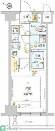 東京都大田区池上３丁目 池上駅 1K マンション 賃貸物件詳細