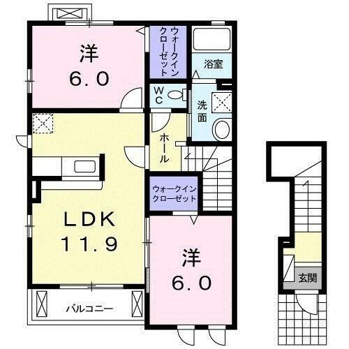 東京都町田市西成瀬２丁目 成瀬駅 2LDK アパート 賃貸物件詳細