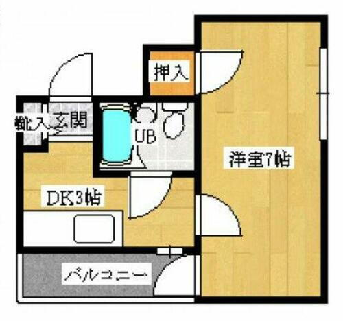 大阪府大阪市福島区大開２丁目 野田駅 1K マンション 賃貸物件詳細