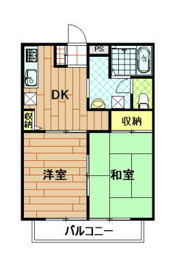 神奈川県川崎市中原区下小田中６丁目 武蔵中原駅 2DK アパート 賃貸物件詳細