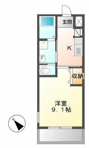 茨城県稲敷郡阿見町中央５丁目 荒川沖駅 1K アパート 賃貸物件詳細