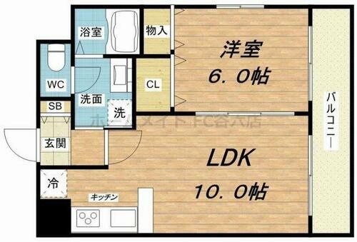 グレイス今里 4階 1LDK 賃貸物件詳細