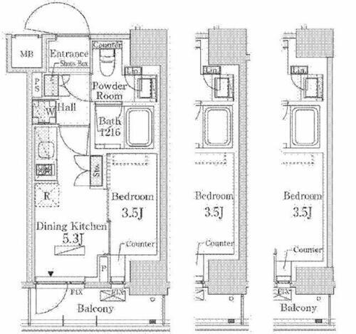 東京都中央区日本橋茅場町２丁目 茅場町駅 1DK マンション 賃貸物件詳細