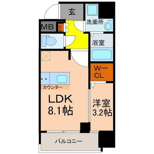 ディアレイシャス金山ＩＩ 9階 1LDK 賃貸物件詳細