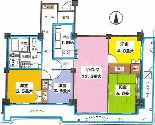 東京都江戸川区清新町１丁目 西葛西駅 4LDK マンション 賃貸物件詳細
