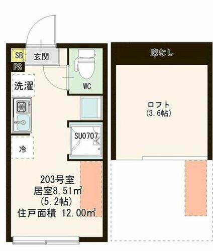 ＫＯＳＥＩ　Ｍａｓｉｏｎ松が丘 2階 ワンルーム 賃貸物件詳細