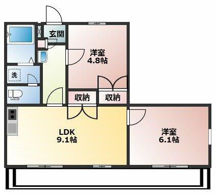 千葉県茂原市鷲巣 茂原駅 2DK マンション 賃貸物件詳細