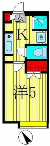 東京都葛飾区白鳥３丁目 お花茶屋駅 1K アパート 賃貸物件詳細