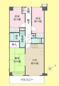 東京都品川区東大井２丁目 大井町駅 3DK マンション 賃貸物件詳細