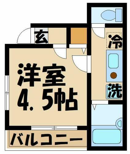 東京都調布市多摩川２丁目 京王多摩川駅 1K アパート 賃貸物件詳細