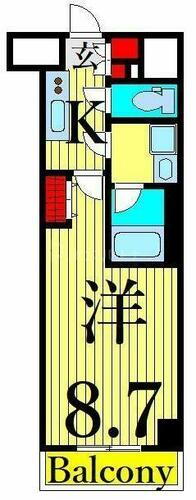 東京都北区田端新町２丁目 田端駅 1K マンション 賃貸物件詳細
