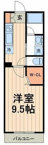 東京都江戸川区下篠崎町 篠崎駅 1K アパート 賃貸物件詳細