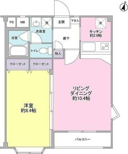 ガーデンハウス目黒 3階 1LDK 賃貸物件詳細