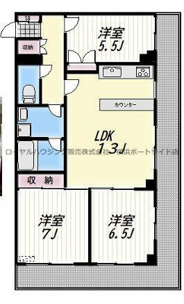 コートハイム横浜 5階 3LDK 賃貸物件詳細