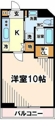 東京都調布市若葉町２丁目 仙川駅 1K マンション 賃貸物件詳細